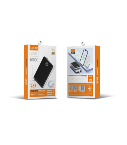 LDNIO PQ17 10000mAh 15W Magnetic Wireless Charging Power Bank